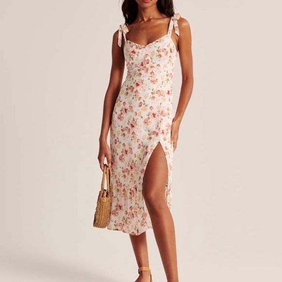 Abercrombie & Fitch Dresses & Skirts - Tie strap midi dress Abercrombie